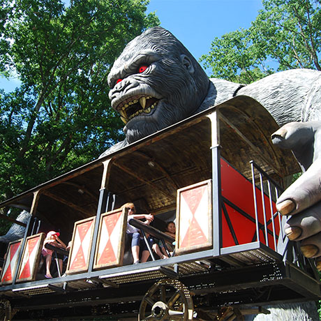 King Kong au parc de loisirs Le PAL en Auvergne-Rhône-Alpes