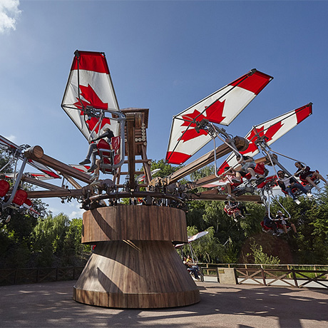Les Ailes du Yukon au parc d'attraction Le PAL